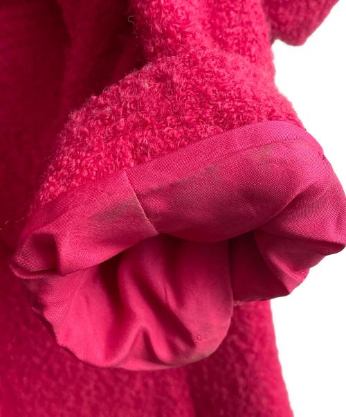 CHANEL（シャネル）CHANEL (シャネル) ココボタンツィードロングジャケット ショッキングピンク サイズ:36の古着・服飾アイテム