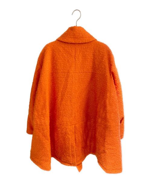 CHANEL（シャネル）CHANEL (シャネル) ツイードダブルコート オレンジ サイズ:34の古着・服飾アイテム