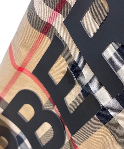 BURBERRY（バーバリー）BURBERRY (バーバリー) 袖切替ジップパーカー ブラック サイズ:XSの古着・服飾アイテム