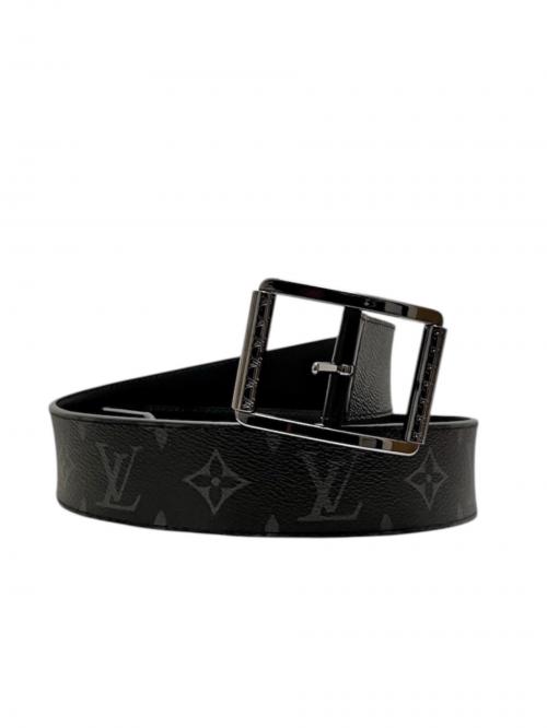 LOUIS VUITTON（ルイ ヴィトン）LOUIS VUITTON (ルイ ヴィトン) サンチュール リヴェルソ ブラック×グレー サイズ:85の古着・服飾アイテム