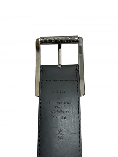 LOUIS VUITTON（ルイ ヴィトン）LOUIS VUITTON (ルイ ヴィトン) サンチュール リヴェルソ ブラック×グレー サイズ:85の古着・服飾アイテム