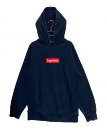 SUPREME（シュプリーム）の古着「Box Logo Hooded Sweatshirt」｜ネイビー