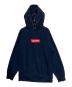 SUPREME（シュプリーム）の古着「Box Logo Hooded Sweatshirt」｜ネイビー