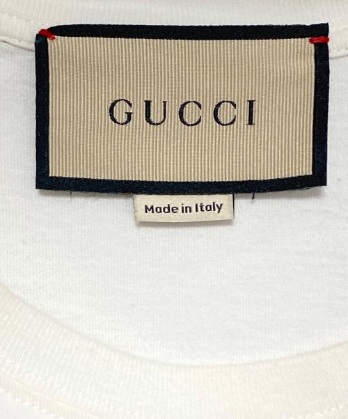 GUCCI（グッチ）GUCCI (グッチ) ダブルGポケットTシャツ ホワイト サイズ:XLの古着・服飾アイテム