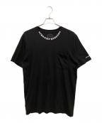 CHROME HEARTSクロムハーツ）の古着「CH NECK ROGO T-shirts / アーチネックロゴカットソー」｜ブラック