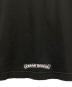 中古・古着 CHROME HEARTS (クロムハーツ) CH NECK ROGO T-shirts / アーチネックロゴカットソー ブラック サイズ:L：45000円