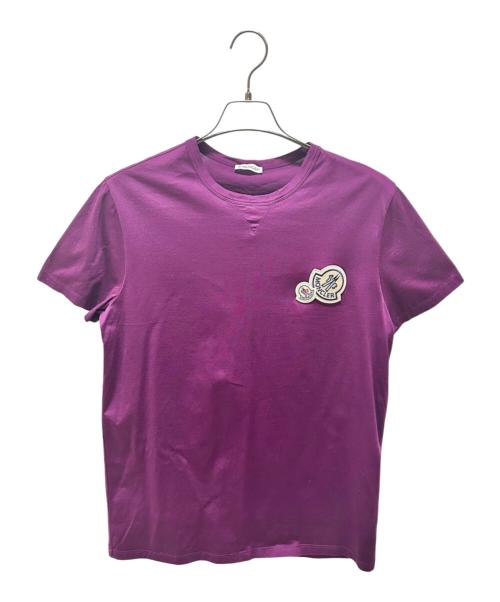 MONCLER（モンクレール）MONCLER (モンクレール) MAGLIA T-SHIRT パープル サイズ:Ｌの古着・服飾アイテム