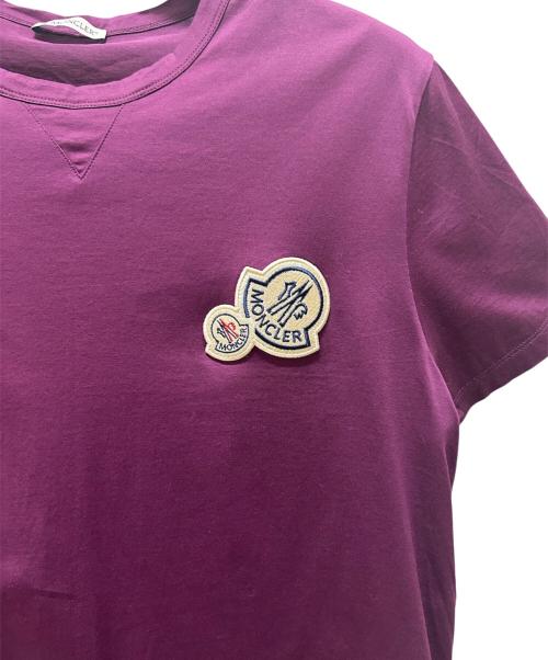 MONCLER（モンクレール）MONCLER (モンクレール) MAGLIA T-SHIRT パープル サイズ:Ｌの古着・服飾アイテム