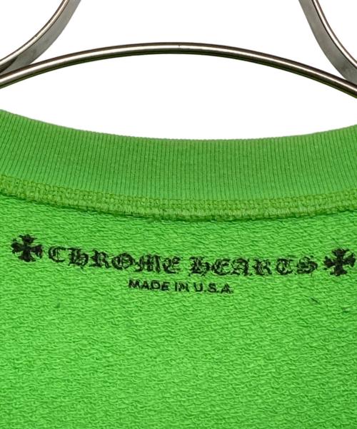 CHROME HEARTS（クロムハーツ）CHROME HEARTS (クロムハーツ) MATTY BOY (マッティー ボーイ) Sex Records Crewneck Sweatshirt ライトグリーン サイズ:XLの古着・服飾アイテム