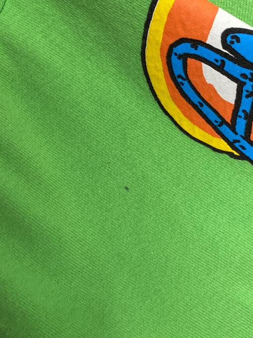 CHROME HEARTS（クロムハーツ）CHROME HEARTS (クロムハーツ) MATTY BOY (マッティー ボーイ) Sex Records Crewneck Sweatshirt ライトグリーン サイズ:XLの古着・服飾アイテム