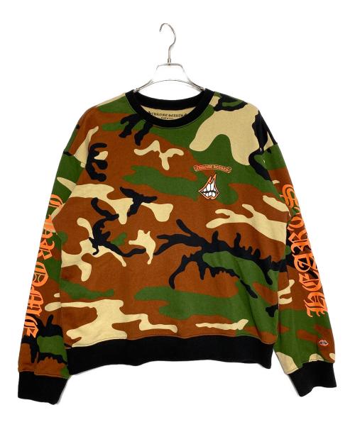 CHROME HEARTS（クロムハーツ）CHROME HEARTS (クロムハーツ) MATTY BOY (マッティボーイ) PPO CAUTION CREWNECK サイズ:XLの古着・服飾アイテム