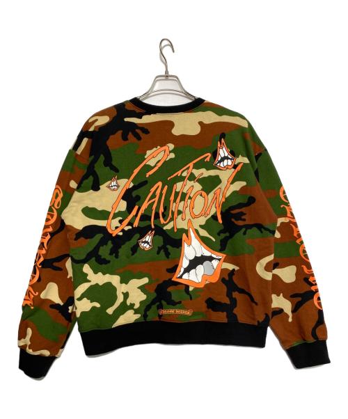 CHROME HEARTS（クロムハーツ）CHROME HEARTS (クロムハーツ) MATTY BOY (マッティボーイ) PPO CAUTION CREWNECK サイズ:XLの古着・服飾アイテム