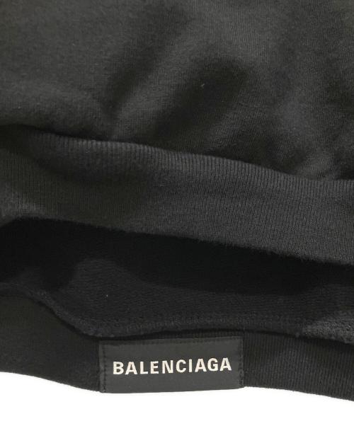 BALENCIAGA（バレンシアガ）BALENCIAGA (バレンシアガ) 裾ロゴパーカー ブラック サイズ:Sの古着・服飾アイテム