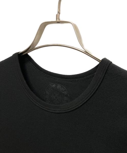 CHROME HEARTS（クロムハーツ）CHROME HEARTS (クロムハーツ) ダガーワッフル サーマル ロングスリーブ ブラック サイズ:Mの古着・服飾アイテム