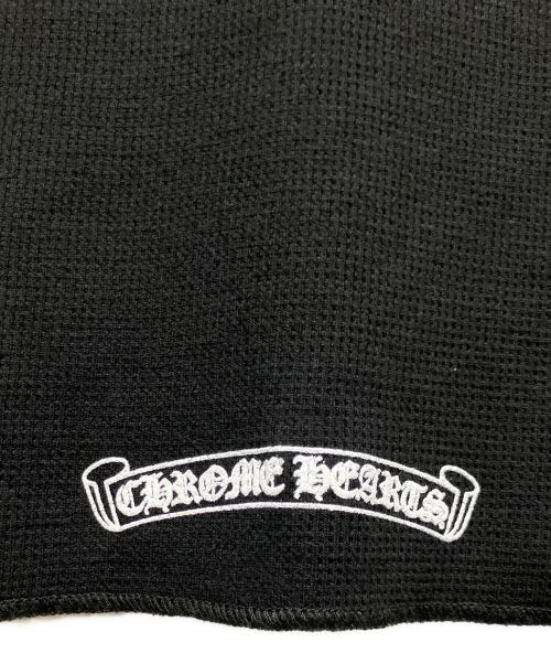 CHROME HEARTS（クロムハーツ）CHROME HEARTS (クロムハーツ) ダガーワッフル サーマル ロングスリーブ ブラック サイズ:Mの古着・服飾アイテム