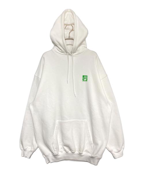 BALENCIAGA（バレンシアガ）BALENCIAGA (バレンシアガ) ロゴパーカー ホワイト サイズ:XSの古着・服飾アイテム