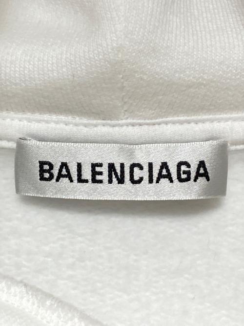 BALENCIAGA（バレンシアガ）BALENCIAGA (バレンシアガ) ロゴパーカー ホワイト サイズ:XSの古着・服飾アイテム
