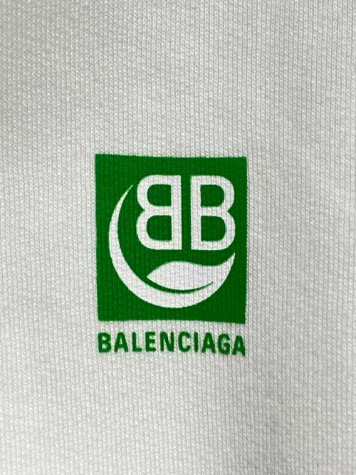BALENCIAGA（バレンシアガ）BALENCIAGA (バレンシアガ) ロゴパーカー ホワイト サイズ:XSの古着・服飾アイテム