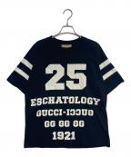 GUCCIグッチ）の古着「フットボールTシャツ」｜ブラック