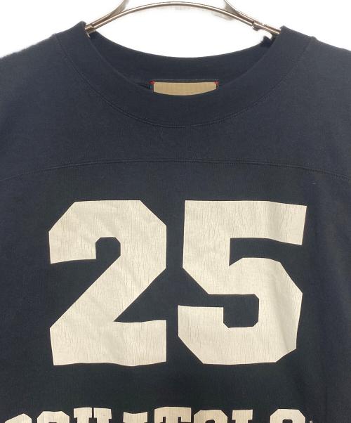 GUCCI（グッチ）GUCCI (グッチ) フットボールTシャツ ブラック サイズ:XSの古着・服飾アイテム