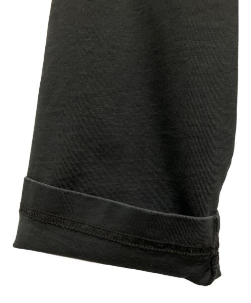 BALENCIAGA（バレンシアガ）BALENCIAGA (バレンシアガ) ユーズド加工カレッジロゴプリントパーカー ダークグレー サイズ:2の古着・服飾アイテム