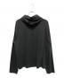 BALENCIAGA (バレンシアガ) ユーズド加工カレッジロゴプリントパーカー ダークグレー サイズ:2：40000円