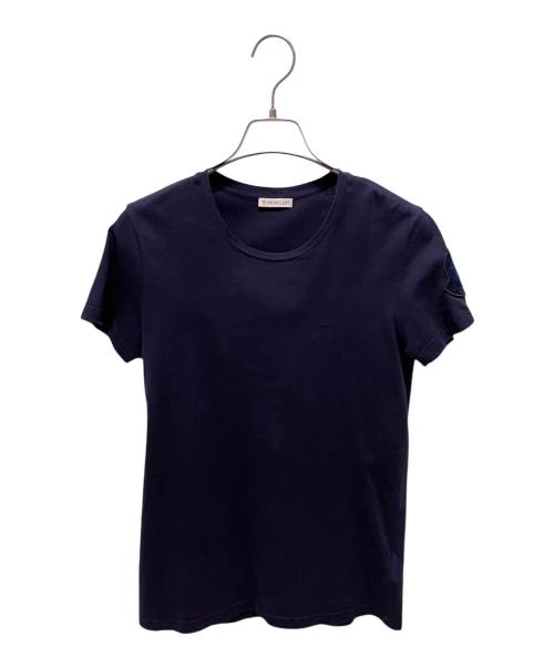 MONCLER（モンクレール）MONCLER (モンクレール) ワッペンロゴTシャツ ネイビー サイズ:Ｍの古着・服飾アイテム