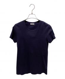 MONCLER（モンクレール）の古着「ワッペンロゴTシャツ」｜ネイビー