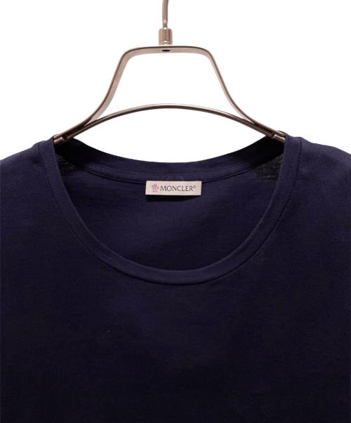 MONCLER（モンクレール）MONCLER (モンクレール) ワッペンロゴTシャツ ネイビー サイズ:Ｍの古着・服飾アイテム