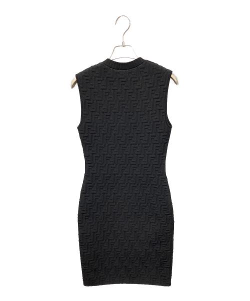 FENDI（フェンディ）FENDI (フェンディ) ズッカジャージーワンピース ブラック サイズ:38の古着・服飾アイテム