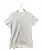 MONCLERモンクレール）の古着「ビーズ ロゴTシャツ」｜ホワイト