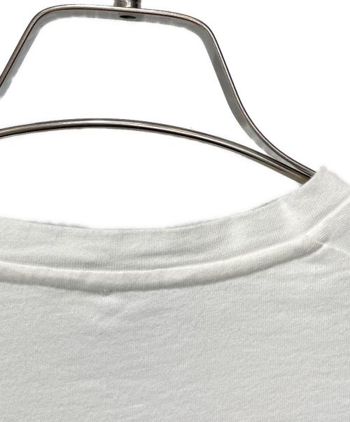 MONCLER（モンクレール）MONCLER (モンクレール) ビーズ ロゴTシャツ ホワイト サイズ:Lの古着・服飾アイテム