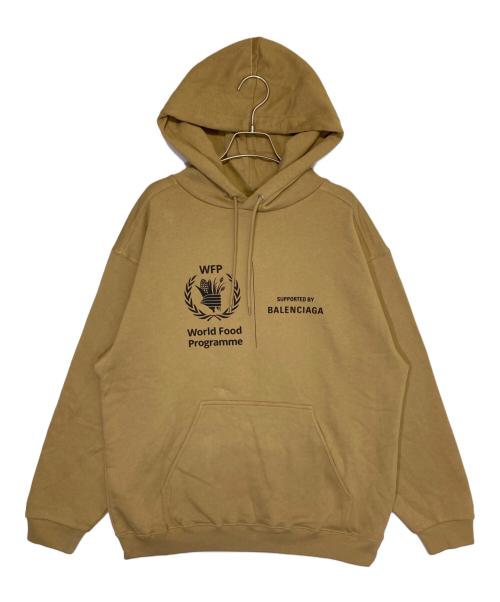 BALENCIAGA（バレンシアガ）BALENCIAGA (バレンシアガ) WFPロゴパーカー ブラウン サイズ:Sの古着・服飾アイテム