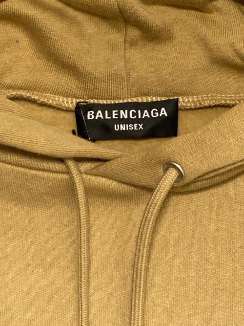BALENCIAGA（バレンシアガ）BALENCIAGA (バレンシアガ) WFPロゴパーカー ブラウン サイズ:Sの古着・服飾アイテム