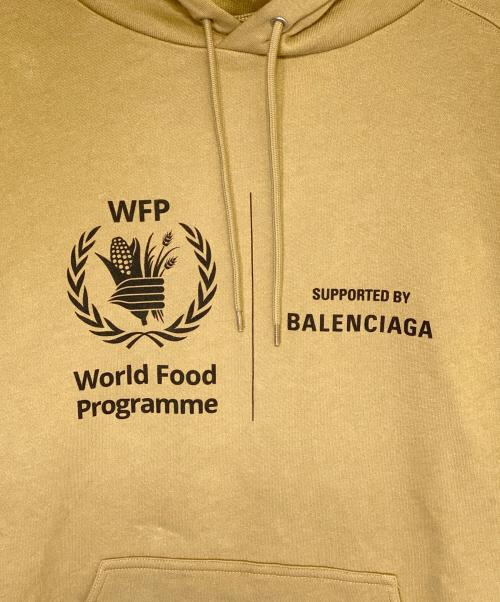 BALENCIAGA（バレンシアガ）BALENCIAGA (バレンシアガ) WFPロゴパーカー ブラウン サイズ:Sの古着・服飾アイテム