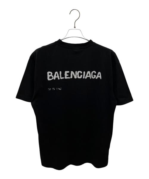 BALENCIAGA（バレンシアガ）BALENCIAGA (バレンシアガ) ロゴTシャツ ブラック サイズ:XXSの古着・服飾アイテム