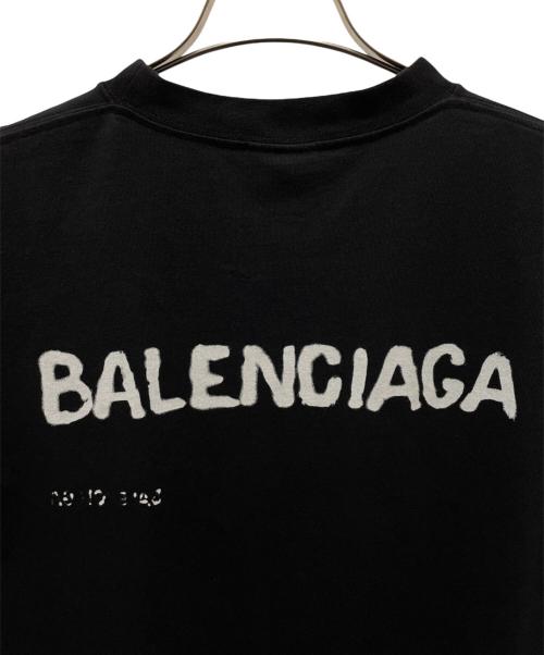 BALENCIAGA（バレンシアガ）BALENCIAGA (バレンシアガ) ロゴTシャツ ブラック サイズ:XXSの古着・服飾アイテム