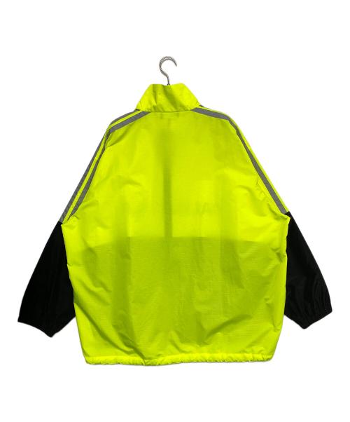 BALENCIAGA（バレンシアガ）BALENCIAGA (バレンシアガ) ロゴナイロンジャケット イエロー×ブラック サイズ:38の古着・服飾アイテム