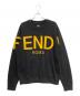 FENDI（フェンディ）の古着「ロゴスウェット」｜ブラック