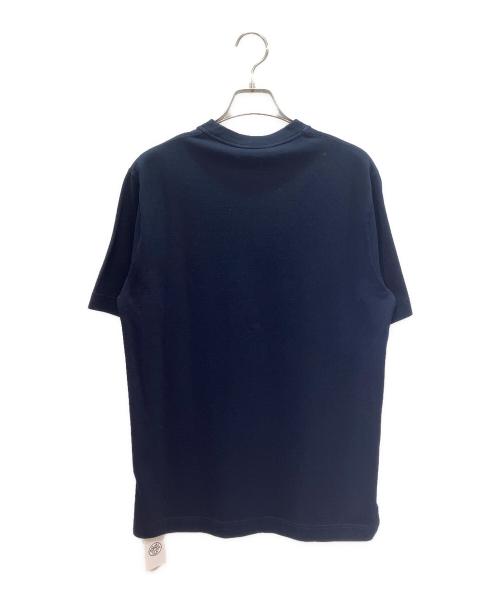 HERMES（エルメス）HERMES (エルメス) 鹿の子 Tシャツ ネイビー サイズ:XSの古着・服飾アイテム