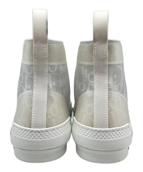 Christian Dior（クリスチャン ディオール）Christian Dior (クリスチャン ディオール) B23 リーグ ハイトップスニーカー ホワイト サイズ:36の古着・服飾アイテム