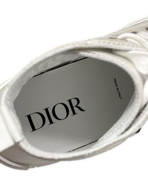 Christian Dior（クリスチャン ディオール）Christian Dior (クリスチャン ディオール) B23 リーグ ハイトップスニーカー ホワイト サイズ:36の古着・服飾アイテム