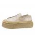 中古・古着 MM6 Maison Margiela (エムエムシックスメゾンマルジェラ) キャンバススリッポン ベージュ サイズ:23：17000円