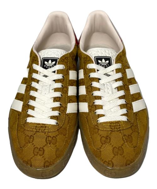 adidas（アディダス）adidas (アディダス) GUCCI (グッチ) Gazelle ブラウン サイズ:26.5cm(US8.5)の古着・服飾アイテム