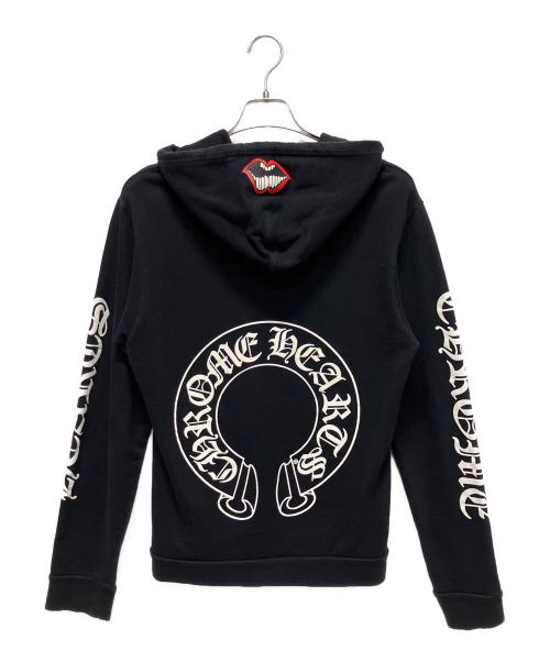 CHROME HEARTS（クロムハーツ）CHROME HEARTS ×MATTY BOY Chrome Hearts Matty Boy Chomper Horseshoe Hoodie クロムハーツ ホースシュー スウェット プルオーバー フーディー ブラック サイズ:Mの古着・服飾アイテム