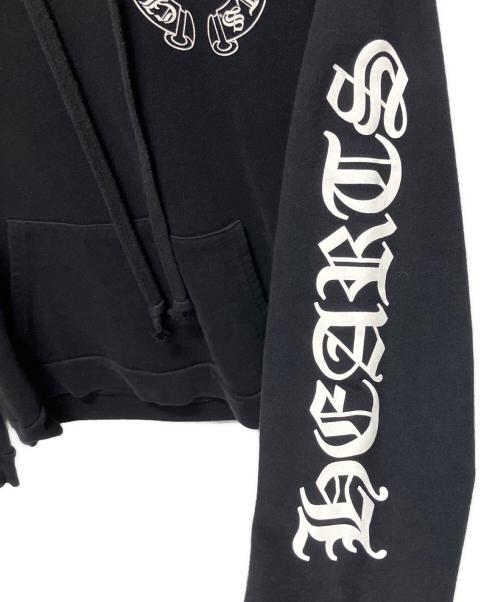 CHROME HEARTS（クロムハーツ）CHROME HEARTS ×MATTY BOY Chrome Hearts Matty Boy Chomper Horseshoe Hoodie クロムハーツ ホースシュー スウェット プルオーバー フーディー ブラック サイズ:Mの古着・服飾アイテム