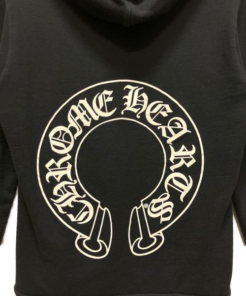 CHROME HEARTS（クロムハーツ）CHROME HEARTS ×MATTY BOY Chrome Hearts Matty Boy Chomper Horseshoe Hoodie クロムハーツ ホースシュー スウェット プルオーバー フーディー ブラック サイズ:Mの古着・服飾アイテム