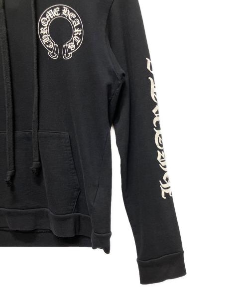 CHROME HEARTS（クロムハーツ）CHROME HEARTS ×MATTY BOY Chrome Hearts Matty Boy Chomper Horseshoe Hoodie クロムハーツ ホースシュー スウェット プルオーバー フーディー ブラック サイズ:Mの古着・服飾アイテム