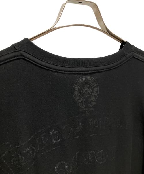 CHROME HEARTS（クロムハーツ）CHROME HEARTS (クロムハーツ) スクロールラベルポケットTシャツ ブラック サイズ:XLの古着・服飾アイテム