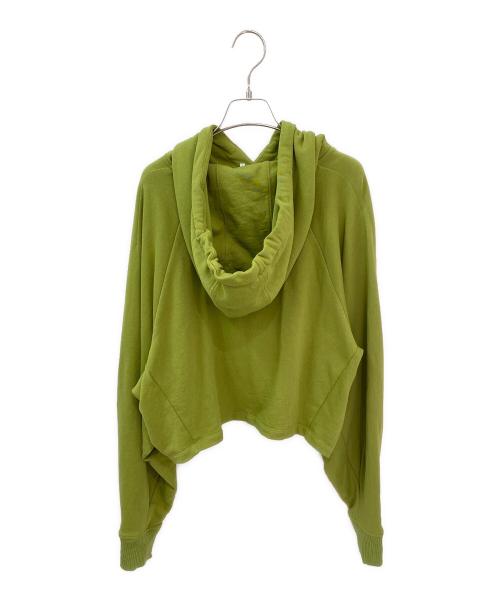 LOEWE（ロエベ）LOEWE (ロエベ) アナグラムパッチクロップドパーカー グリーン サイズ:Mの古着・服飾アイテム